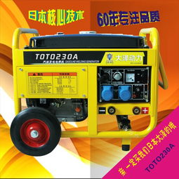 toto230a汽油发电电焊两用机 日用电器修理的全能搭档